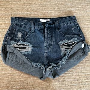 ONE TEASPOON denim shorts